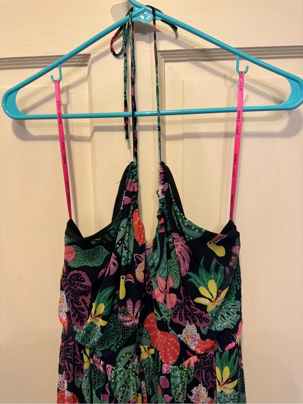 Betsey Johnson - Tropical Leopard Print Maxi Dress - Picture 6 of 8